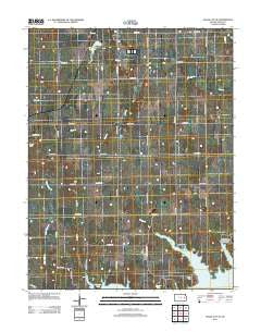 Osage City SE Kansas Historical topographic map, 1:24000 scale, 7.5 X 7.5 Minute, Year 2012