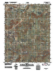 Osawatomie Kansas Historical topographic map, 1:24000 scale, 7.5 X 7.5 Minute, Year 2009