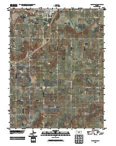 Osawatomie Kansas Historical topographic map, 1:24000 scale, 7.5 X 7.5 Minute, Year 2009