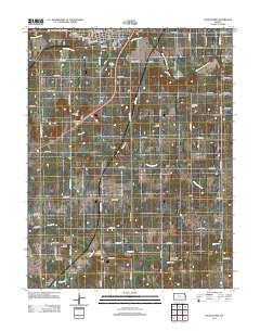 Osawatomie Kansas Historical topographic map, 1:24000 scale, 7.5 X 7.5 Minute, Year 2012
