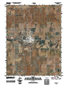 Osborne Kansas Historical topographic map, 1:24000 scale, 7.5 X 7.5 Minute, Year 2009
