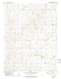 Osborne SE Kansas Historical topographic map, 1:24000 scale, 7.5 X 7.5 Minute, Year 1978