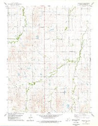 Osborne SW Kansas Historical topographic map, 1:24000 scale, 7.5 X 7.5 Minute, Year 1978