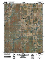 Osborne SW Kansas Historical topographic map, 1:24000 scale, 7.5 X 7.5 Minute, Year 2009