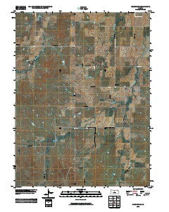 Osborne SW Kansas Historical topographic map, 1:24000 scale, 7.5 X 7.5 Minute, Year 2009
