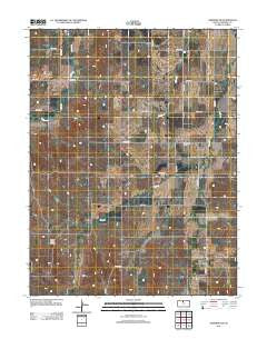 Osborne SW Kansas Historical topographic map, 1:24000 scale, 7.5 X 7.5 Minute, Year 2012