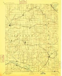 Oskaloosa Kansas Historical topographic map, 1:125000 scale, 30 X 30 Minute, Year 1894