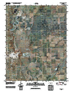 Oswego Kansas Historical topographic map, 1:24000 scale, 7.5 X 7.5 Minute, Year 2010