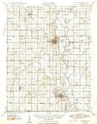 Oswego Kansas Historical topographic map, 1:62500 scale, 15 X 15 Minute, Year 1948