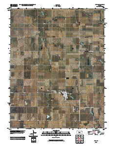 Otis Kansas Historical topographic map, 1:24000 scale, 7.5 X 7.5 Minute, Year 2009