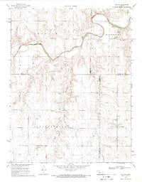 Otis NE Kansas Historical topographic map, 1:24000 scale, 7.5 X 7.5 Minute, Year 1969