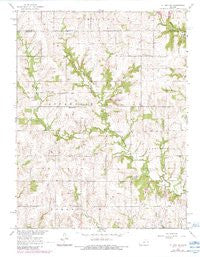 Ottawa NW Kansas Historical topographic map, 1:24000 scale, 7.5 X 7.5 Minute, Year 1965
