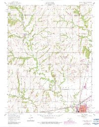 Ottawa North Kansas Historical topographic map, 1:24000 scale, 7.5 X 7.5 Minute, Year 1956