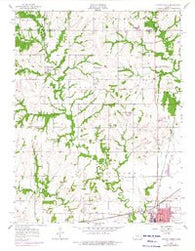 Ottawa North Kansas Historical topographic map, 1:24000 scale, 7.5 X 7.5 Minute, Year 1956
