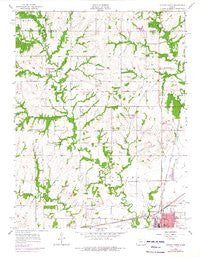 Ottawa North Kansas Historical topographic map, 1:24000 scale, 7.5 X 7.5 Minute, Year 1956