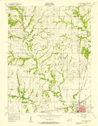 Ottawa North Kansas Historical topographic map, 1:24000 scale, 7.5 X 7.5 Minute, Year 1956