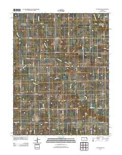 Ottawa NW Kansas Historical topographic map, 1:24000 scale, 7.5 X 7.5 Minute, Year 2012
