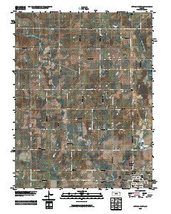 Ottawa North Kansas Historical topographic map, 1:24000 scale, 7.5 X 7.5 Minute, Year 2009