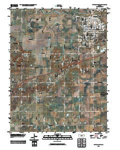 Ottawa South Kansas Historical topographic map, 1:24000 scale, 7.5 X 7.5 Minute, Year 2009
