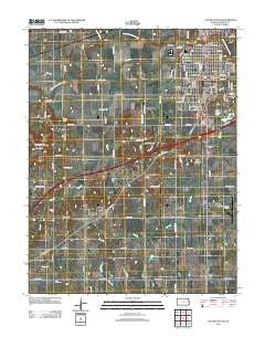 Ottawa South Kansas Historical topographic map, 1:24000 scale, 7.5 X 7.5 Minute, Year 2012