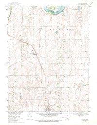 Palco Kansas Historical topographic map, 1:24000 scale, 7.5 X 7.5 Minute, Year 1969