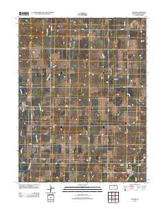 Palmer Kansas Historical topographic map, 1:24000 scale, 7.5 X 7.5 Minute, Year 2012