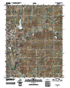 Paola East Kansas Historical topographic map, 1:24000 scale, 7.5 X 7.5 Minute, Year 2009