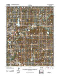 Paola East Kansas Historical topographic map, 1:24000 scale, 7.5 X 7.5 Minute, Year 2012