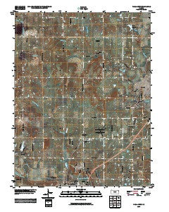Paola West Kansas Historical topographic map, 1:24000 scale, 7.5 X 7.5 Minute, Year 2009