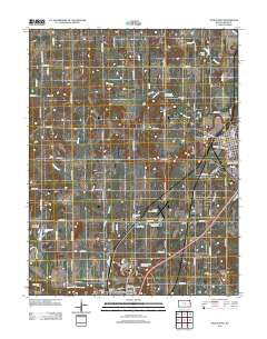 Paola West Kansas Historical topographic map, 1:24000 scale, 7.5 X 7.5 Minute, Year 2012