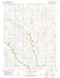 Paradise NW Kansas Historical topographic map, 1:24000 scale, 7.5 X 7.5 Minute, Year 1978
