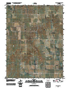 Paradise NE Kansas Historical topographic map, 1:24000 scale, 7.5 X 7.5 Minute, Year 2009