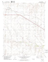 Park Kansas Historical topographic map, 1:24000 scale, 7.5 X 7.5 Minute, Year 1979