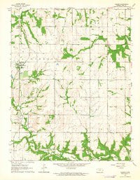 Parker Kansas Historical topographic map, 1:24000 scale, 7.5 X 7.5 Minute, Year 1963