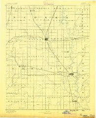 Parsons Kansas Historical topographic map, 1:125000 scale, 30 X 30 Minute, Year 1886
