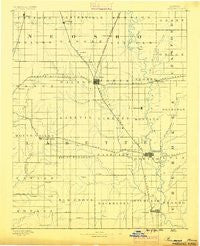 Parsons Kansas Historical topographic map, 1:125000 scale, 30 X 30 Minute, Year 1886