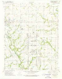 Parsons East Kansas Historical topographic map, 1:24000 scale, 7.5 X 7.5 Minute, Year 1973