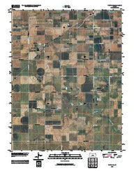 Partridge Kansas Historical topographic map, 1:24000 scale, 7.5 X 7.5 Minute, Year 2009