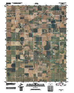 Partridge Kansas Historical topographic map, 1:24000 scale, 7.5 X 7.5 Minute, Year 2009