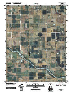 Patterson Kansas Historical topographic map, 1:24000 scale, 7.5 X 7.5 Minute, Year 2009