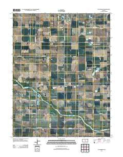 Patterson Kansas Historical topographic map, 1:24000 scale, 7.5 X 7.5 Minute, Year 2012