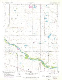 Patterson Kansas Historical topographic map, 1:24000 scale, 7.5 X 7.5 Minute, Year 1958