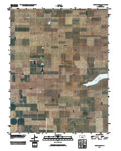 Pawnee Mound Kansas Historical topographic map, 1:24000 scale, 7.5 X 7.5 Minute, Year 2009