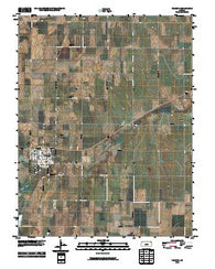 Peabody Kansas Historical topographic map, 1:24000 scale, 7.5 X 7.5 Minute, Year 2010