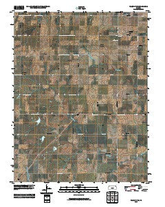 Peabody NW Kansas Historical topographic map, 1:24000 scale, 7.5 X 7.5 Minute, Year 2010