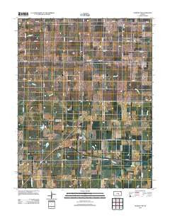 Peabody NW Kansas Historical topographic map, 1:24000 scale, 7.5 X 7.5 Minute, Year 2012