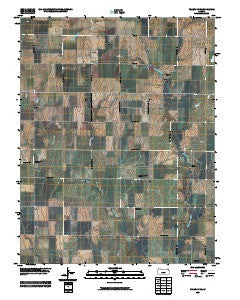 Peabody SE Kansas Historical topographic map, 1:24000 scale, 7.5 X 7.5 Minute, Year 2009