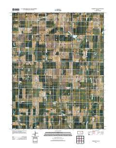 Peabody SE Kansas Historical topographic map, 1:24000 scale, 7.5 X 7.5 Minute, Year 2012