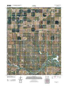 Penalosa Kansas Historical topographic map, 1:24000 scale, 7.5 X 7.5 Minute, Year 2012