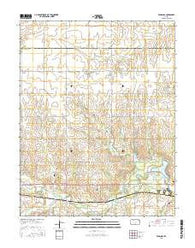 Penalosa Kansas Current topographic map, 1:24000 scale, 7.5 X 7.5 Minute, Year 2015